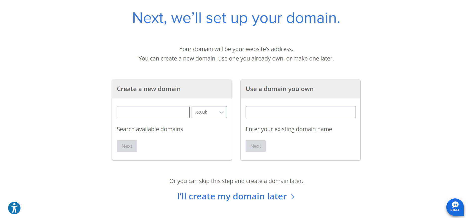 Set up your domain on Bluehost