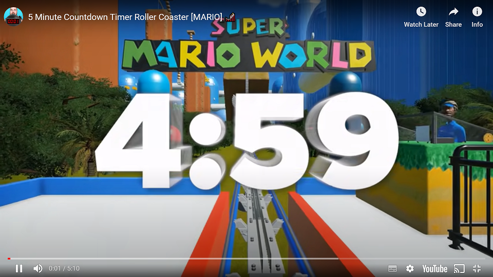 Super Mario World Online Timer