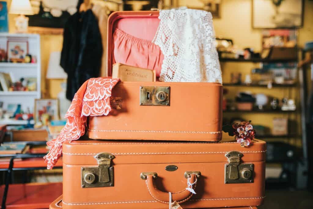 Colorful luggage