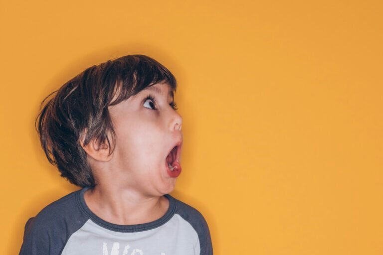 Shocked child