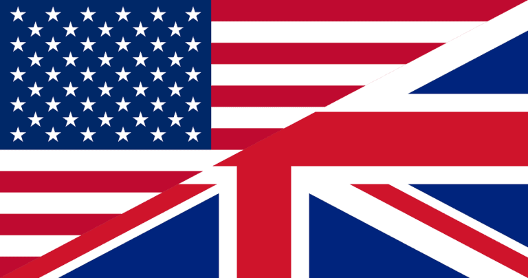 US & UK flag