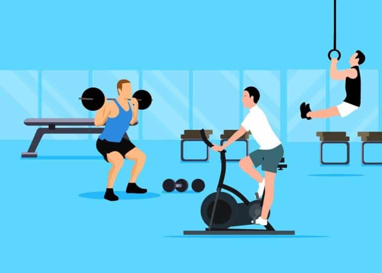Gym illustration