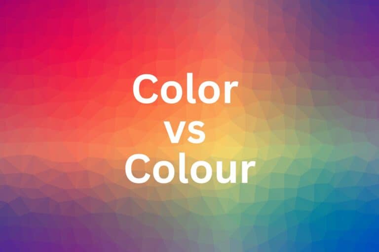 Color vs colour