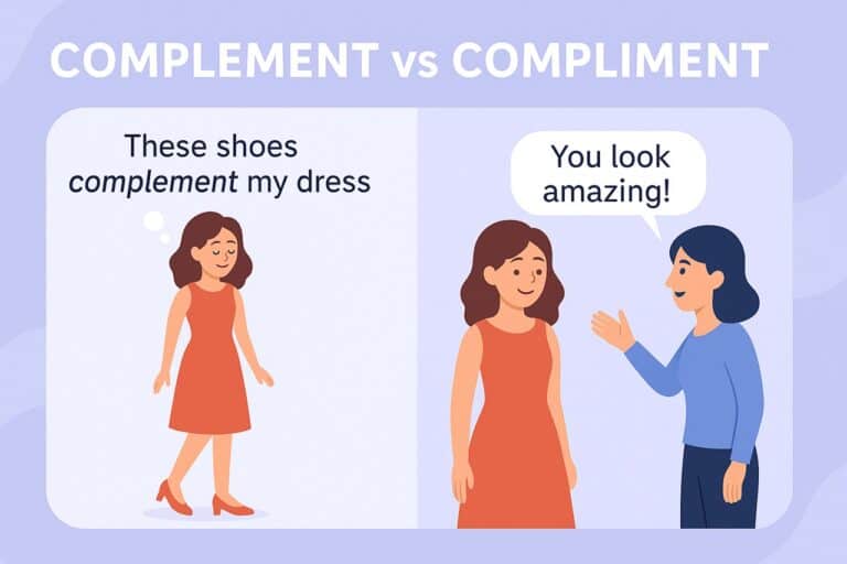 Complement vs compliment