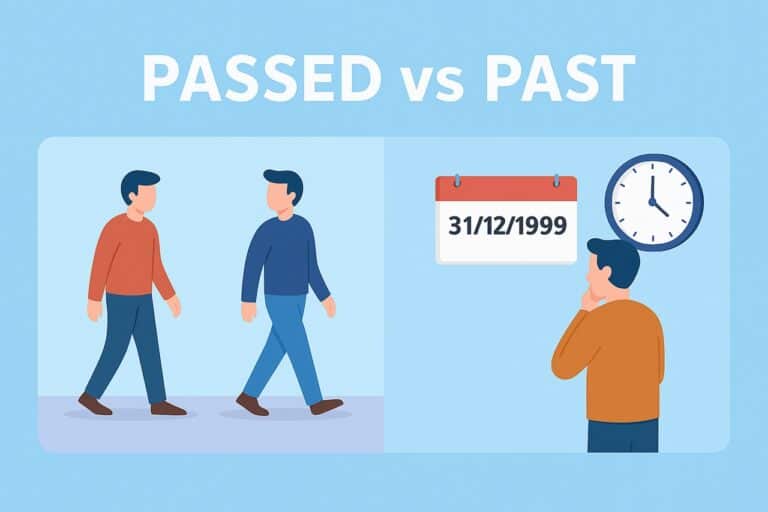 Passed vs past