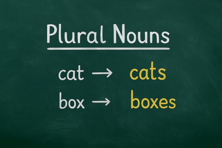 Plural nouns